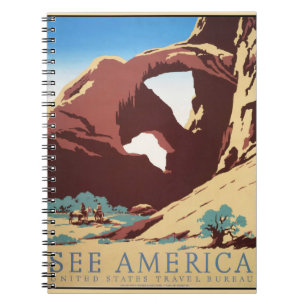Cuaderno Vaquero Desierto Vintage Oeste Caballos