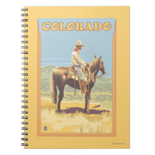 Cuaderno Vaquero (vista lateral) Colorado