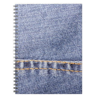 Cuaderno Vaqueros azules: textura de coser detallada.