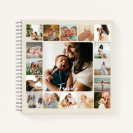 Cuaderno Varias fotos Collage Simple Frame Family Diary