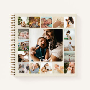 Cuaderno Varias fotos Collage Simple Frame Family Diary
