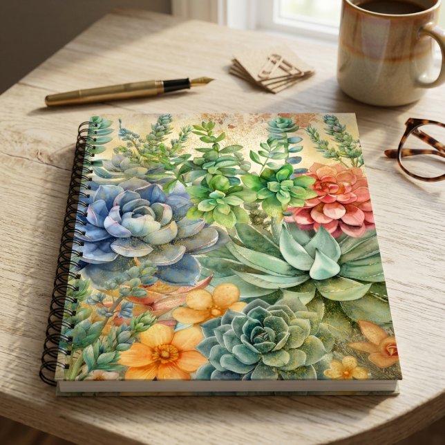 Cuaderno Variedad de Suculentas (Subido por el creador)