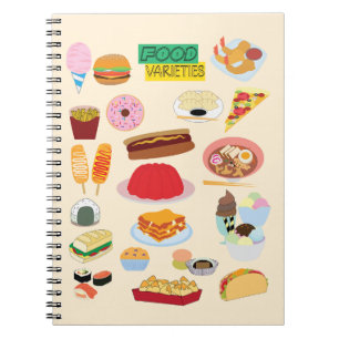 Cuaderno Variedades de Comida