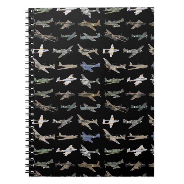 Cuaderno Varios aviones británicos de la Segunda Guerra Mun (Frente)