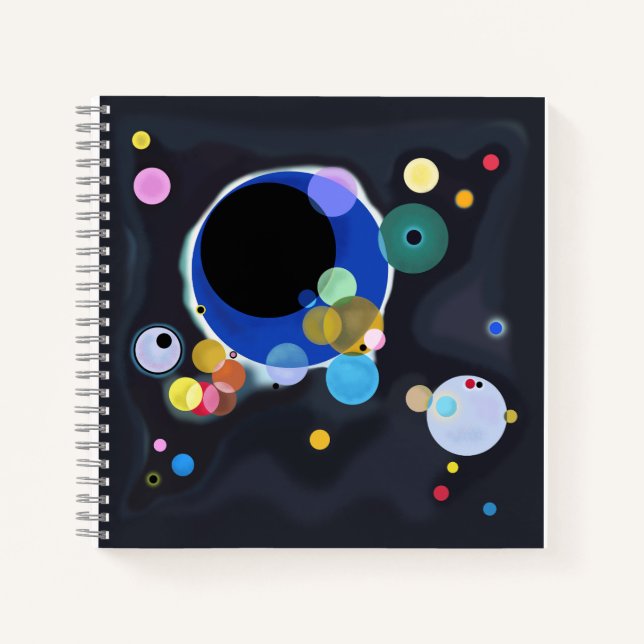 Cuaderno Varios círculos, Vassily Kandinsky digital (Anverso)
