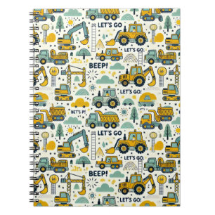 Cuaderno Varios vehículos de construcción