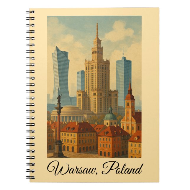Cuaderno Varsovia Polonia Viaje de arte (Frente)