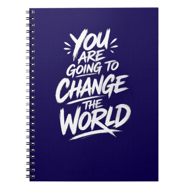 Cuaderno Vas a Cambiar el Mundo (Frente)