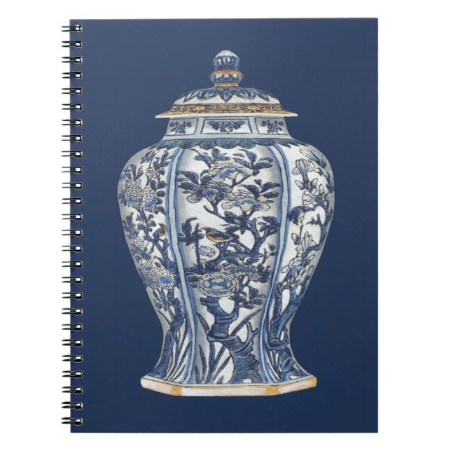 Cuaderno Vasa de porcelana azul y blanca de Vision Studio (Frente)