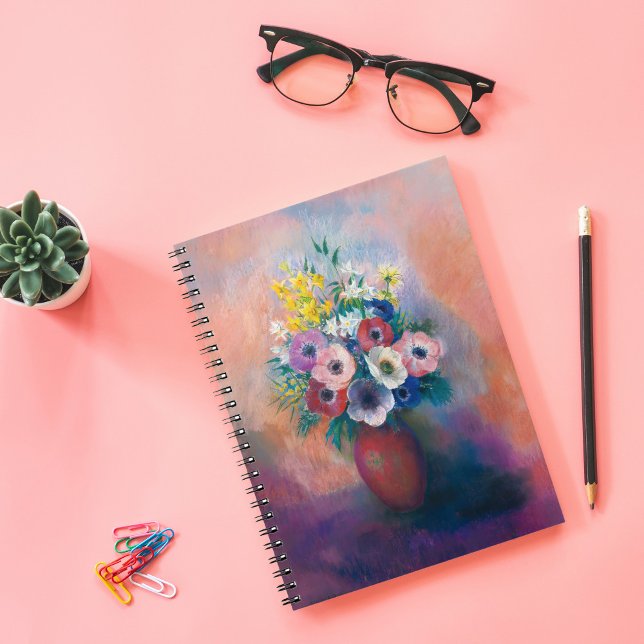 Cuaderno Vase D’anémones | Odilon Redon (Subido por el creador)