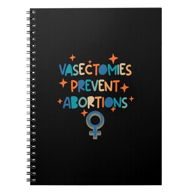 Cuaderno Vasectomies Prevent Abortions (Frente)
