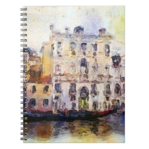 Cuaderno Ve od Venecia hecha en acuarela artística
