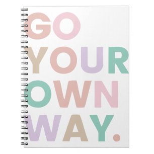 Cuaderno Ve por tu propio camino