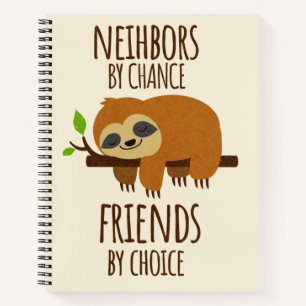 Cuaderno Vecinos por Chance Friends por Choice Bestie
