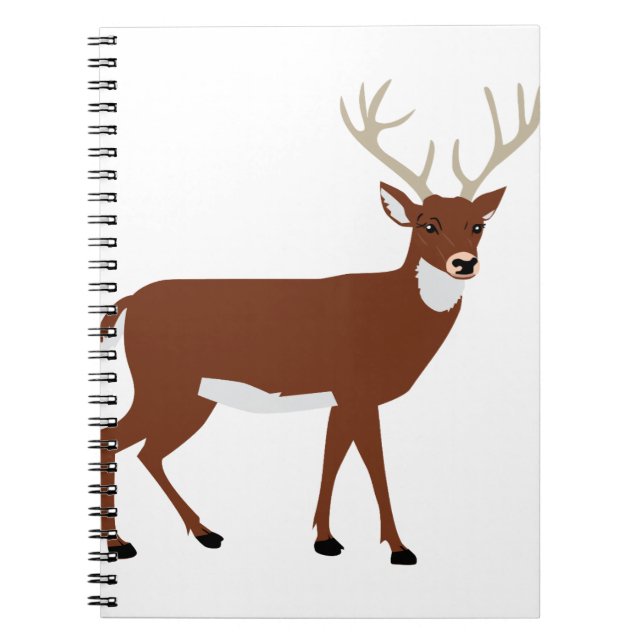 Cuaderno Vector de animales de la Selva Antlers (Frente)