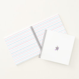 Cuaderno Vector de tatuaje de hadas de mariposa - Arte flor