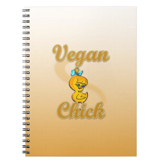 Cuaderno Vegan Chick (Frente)