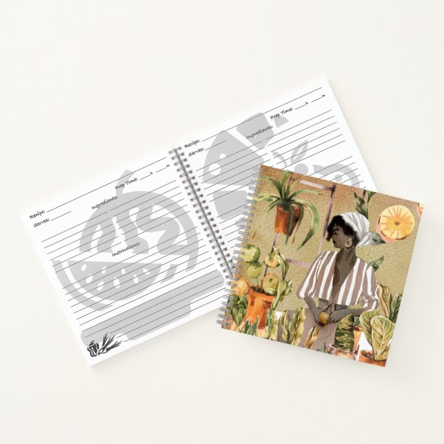 Cuaderno Vegan Recipe Book (Interior)