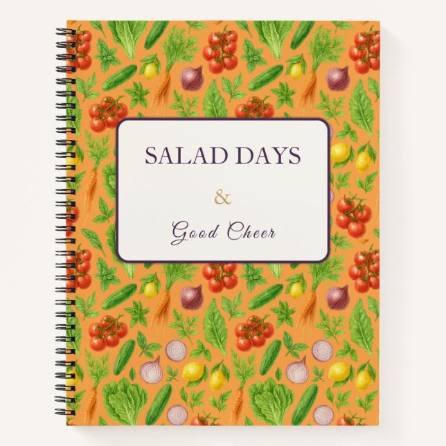 Cuaderno Vegetable Garden Notebook — Clementine (Anverso)