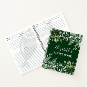 Cuaderno Vegetación acuarela Ivy Sage Fermín Receta verde