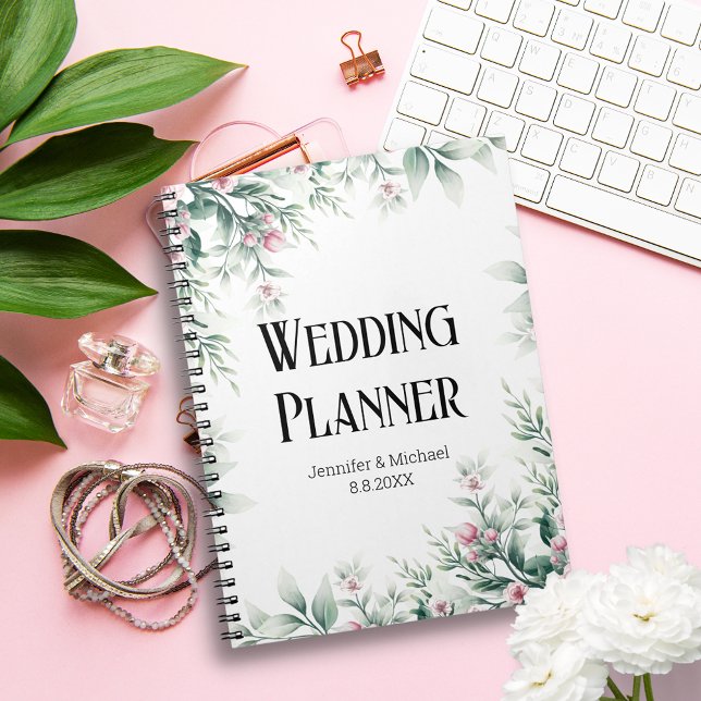 Cuaderno vegetación acuática floral planificador de bodas (Subido por el creador)