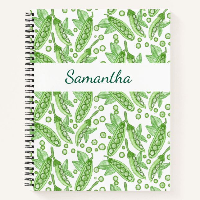 Cuaderno Vegetales Peas (Anverso)