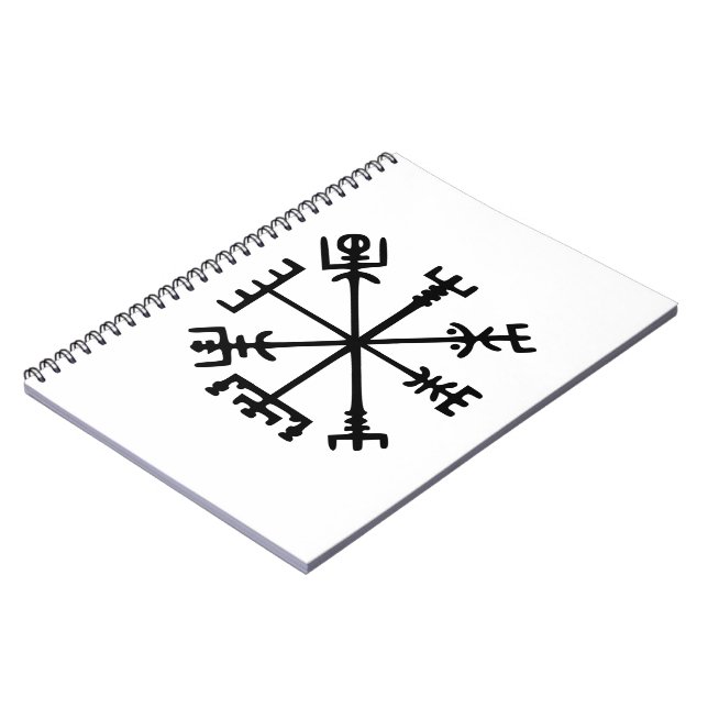 Cuaderno Vegvísir (brújula vikina) (Lado Izquierdo)