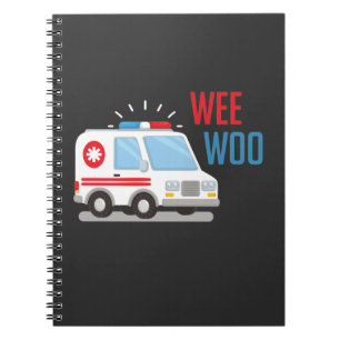 Cuaderno Vehículo de ambulancia paramédica fue woo Hospit