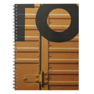 Cuaderno Vehículo de transporte de carga amarillo