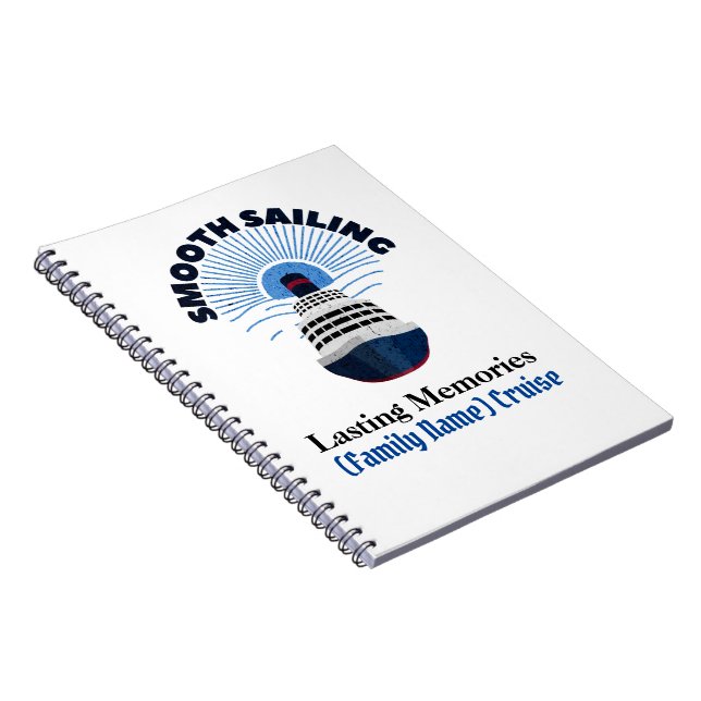 Cuaderno Vela fluida en cruceros familiares de personalizab (Lado Derecho)