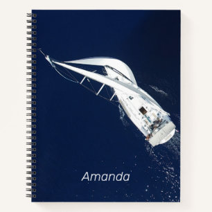 Cuaderno Vela libre vista de pájaro