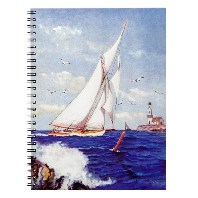 Cuaderno Vela por el faro de Albert B. Marcas (Frente)