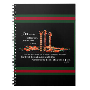 Cuaderno Velas navidades, Isaías 9:6