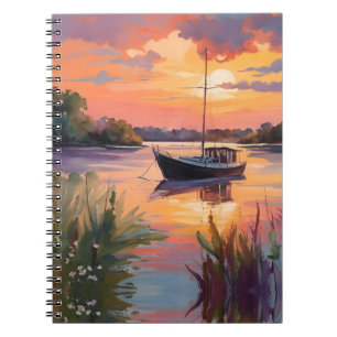 Cuaderno Velero al amanecer