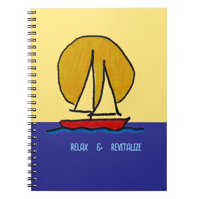 Cuaderno Velero en el Sol (Frente)