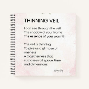 Cuaderno Velo delgado - Despertando al Poster del poema
