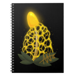 Cuaderno Velo mágico de novia hongo amarillo espárrago