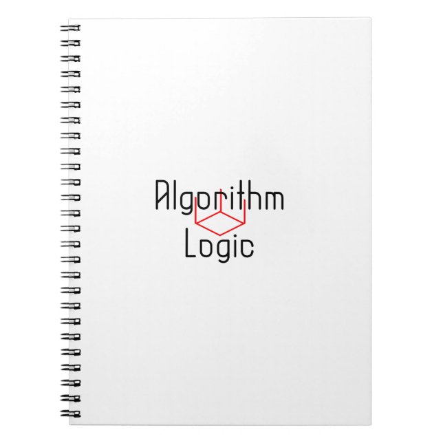 Cuaderno Velocidad de la lógica del algoritmo del cubo que (Frente)