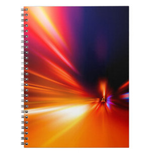 Cuaderno velocidad en el camino nocturno abstracto, fondo,