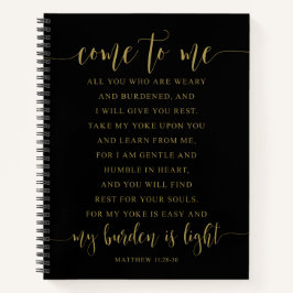 Cuaderno Ven A Mí, Todos Ustedes, Mateo 11:28-30