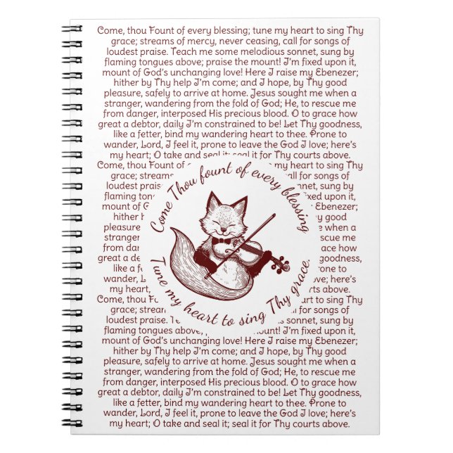 Cuaderno Ven a tu Fundición ~ Tune My Heart Copper Fox (Frente)