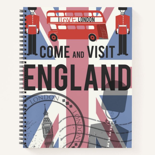 Cuaderno Ven a visitar Inglaterra (Anverso)