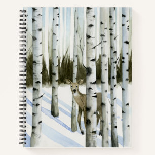 Cuaderno Venado en la nieve