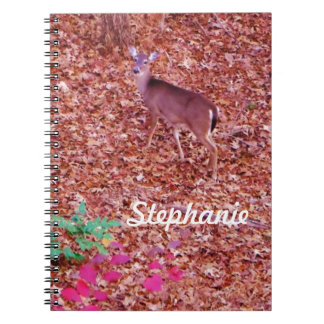 Cuaderno Venado en las hojas