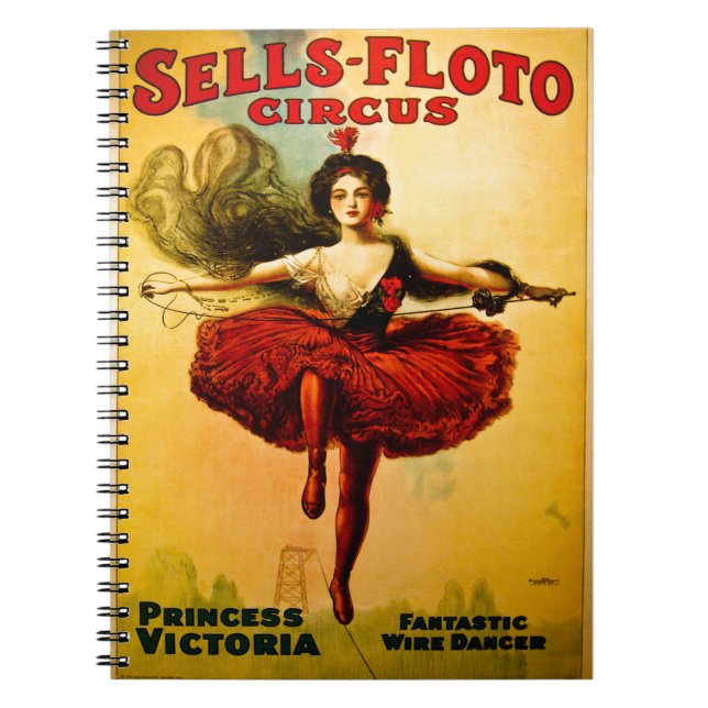 Cuaderno Vende la princesa Victoria del circo del bailarín  (Frente)