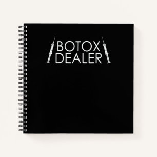 Cuaderno Vendedor de Botox Jeringa Enfermera Estética Cosmé