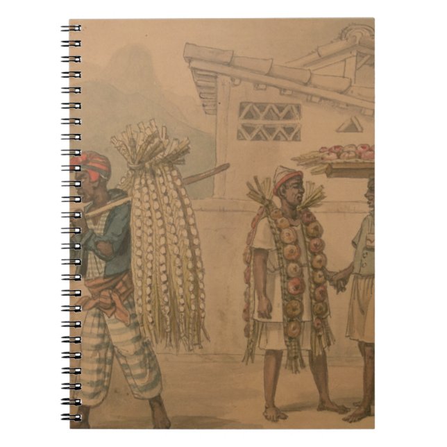 Cuaderno Vendedores del ajo y de la cebolla, 1826 (w/c en (Frente)
