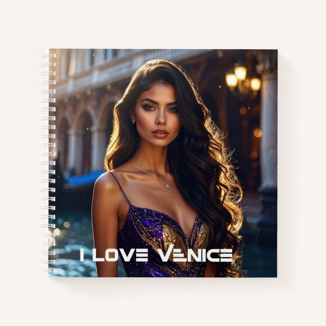 CUADERNO VENECIA - AMO VENECIA (Anverso)