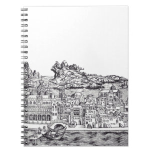 Cuaderno Venecia ciudad medieval en Italia