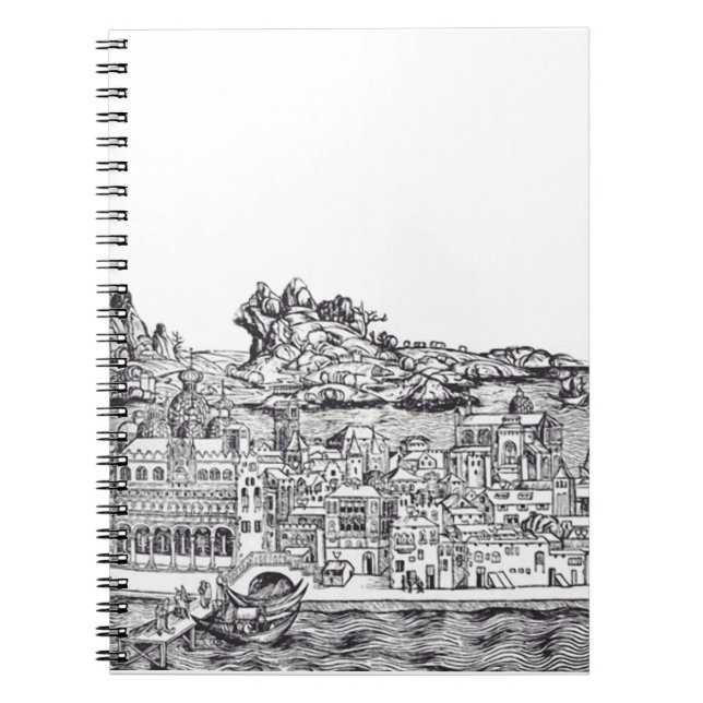 Cuaderno Venecia ciudad medieval en Italia (Frente)